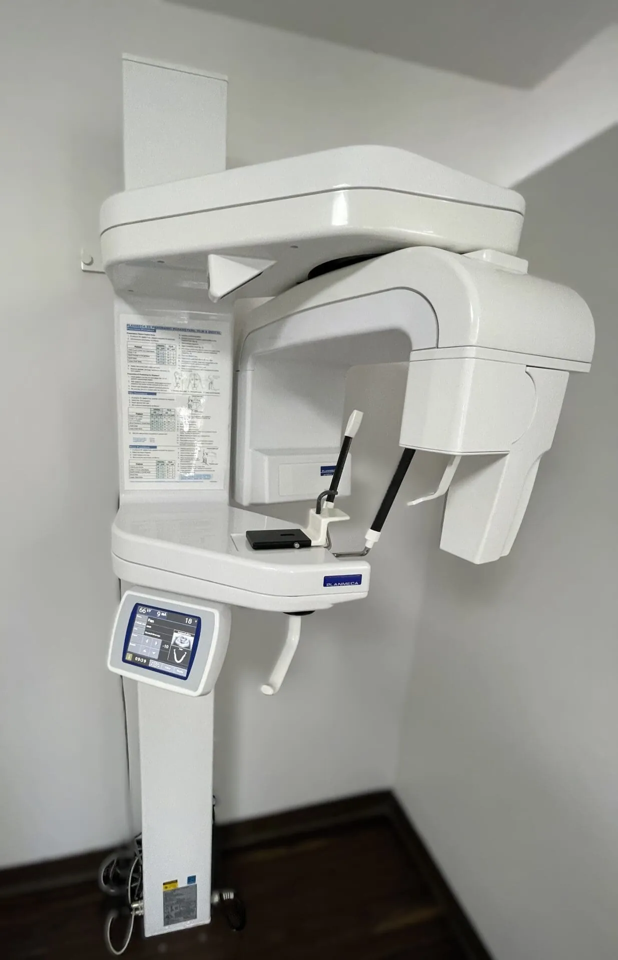 Dental x-ray machine in a clinic.